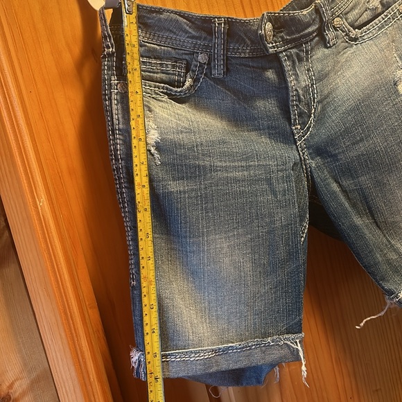 SILVER Jean Shorts - Size: 29 - “Tuesday” Distressed - Picture 2 of 5